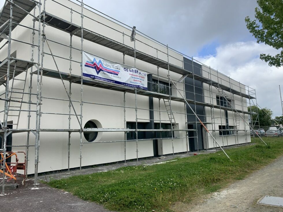 chantier isolation par exterieur ITE saint brieuc